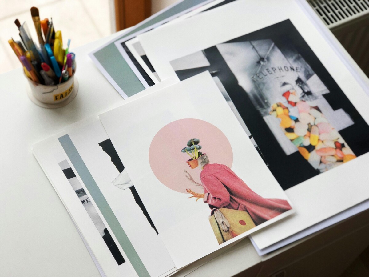 Atelier créatif : illustrer les mots par le collage (complet)